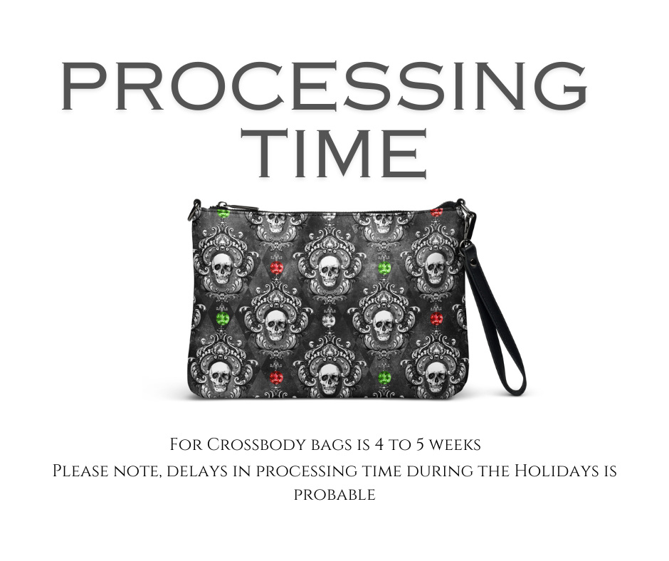 Gothic Holiday Crossbody Bag