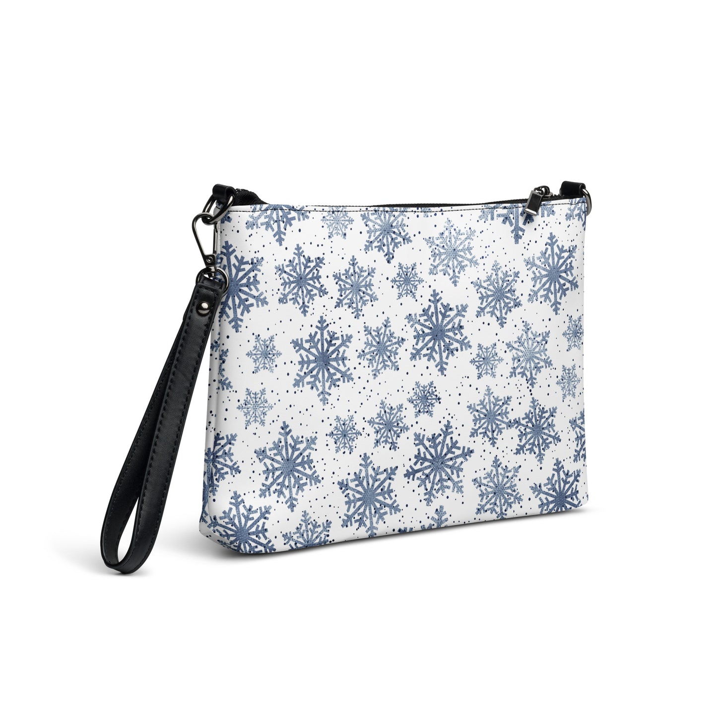 Snowflakes Crossbody Bag