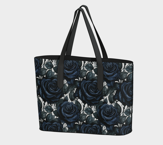 Dark Blue Roses Bag