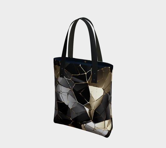 Metallic Abstract Tote Bag